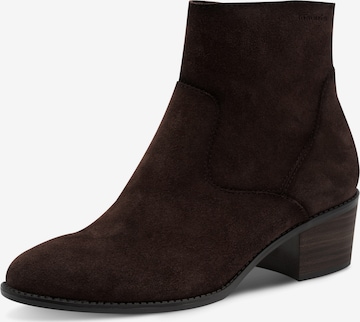 Bottines Tamaris en marron : devant
