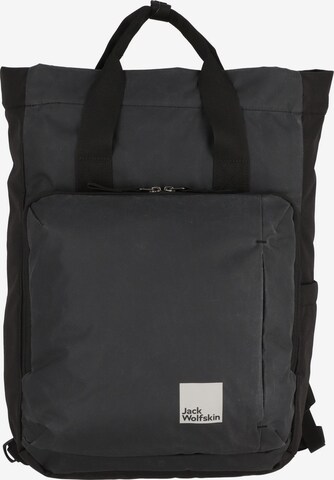 JACK WOLFSKIN Backpack in Black: front