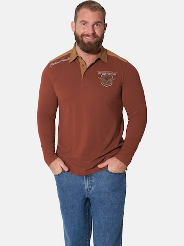 Jan Vanderstorm Sweatshirt 'Baldrek' in Rot: Vorderseite
