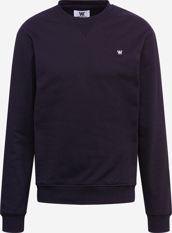 Sweat-shirt WOOD WOOD en noir : devant