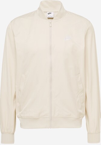 Veste mi-saison Nike Sportswear en beige : devant