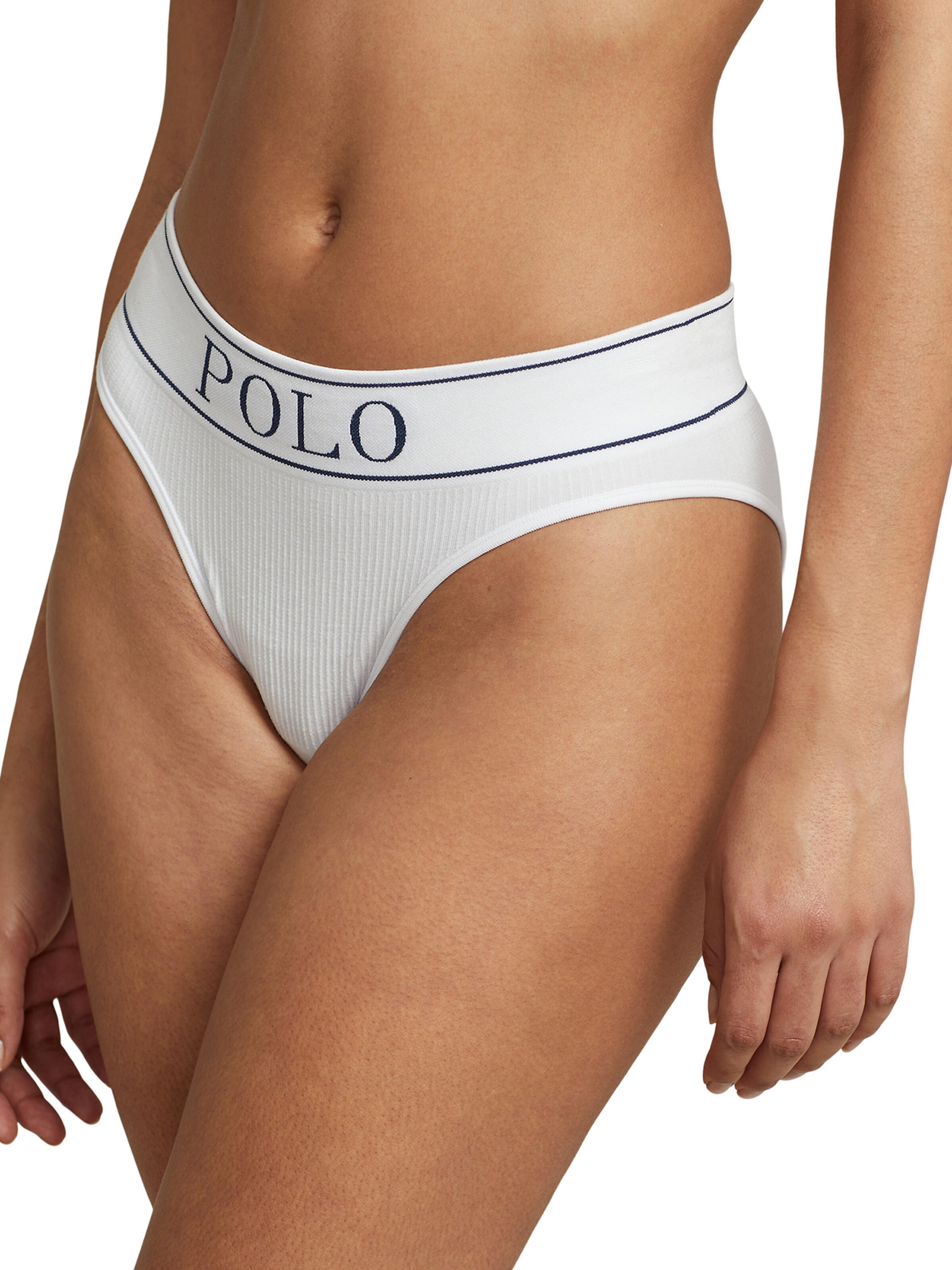Polo Ralph Lauren - Braga ' Modern Brief ' en blanco: frente