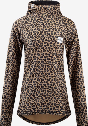 T-shirt fonctionnel Eivy en marron : devant