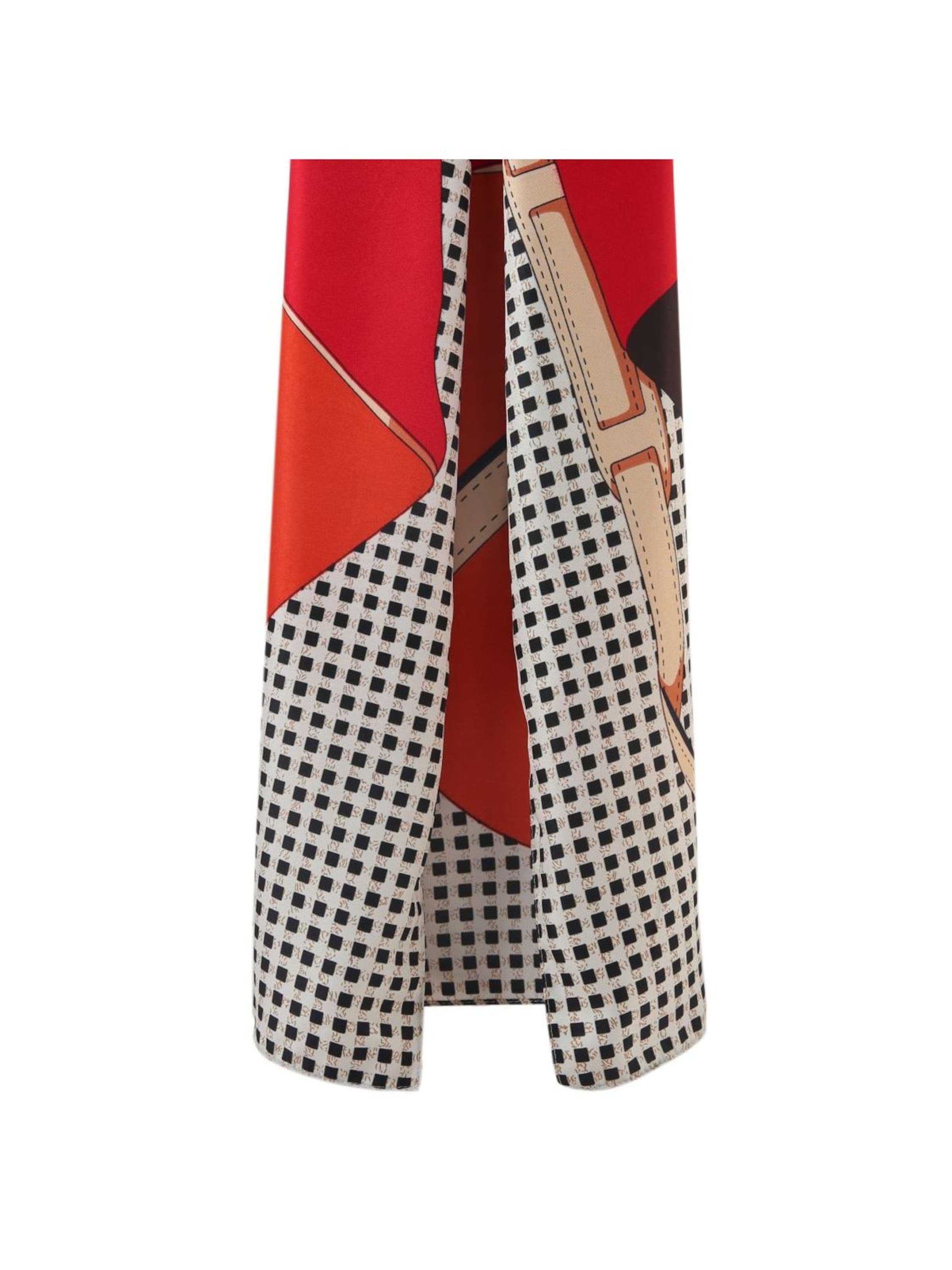 Écharpe alberto cabale en rouge