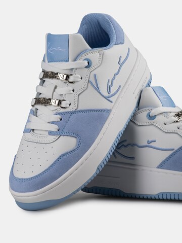 Baskets basses '89 Up' Karl Kani en blanc