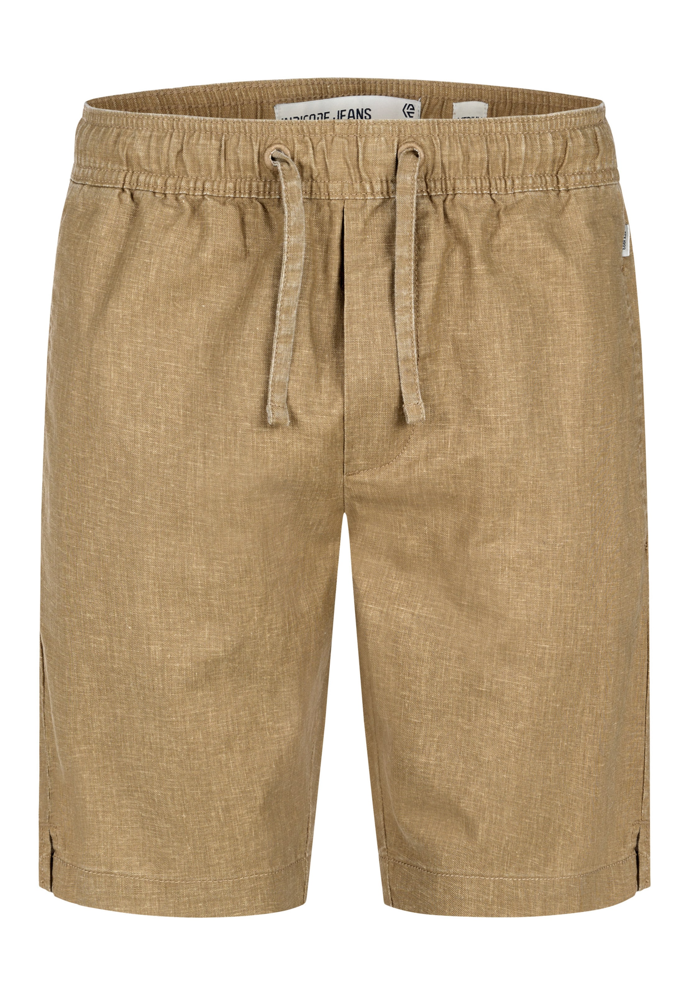 INDICODE JEANS Regular Chino trousers 'Corry' in Brown: front