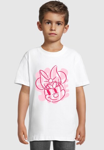 T-Shirt 'Minnie Mouse - Bold Style 2.0' ABSOLUTE CULT en blanc : devant