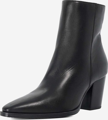 Bottines 'Papped' Dune LONDON en noir : devant