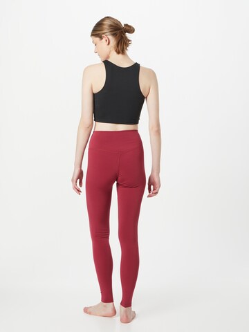 Girlfriend Collective Skinny Sportbroek 'FLOAT' in Rood