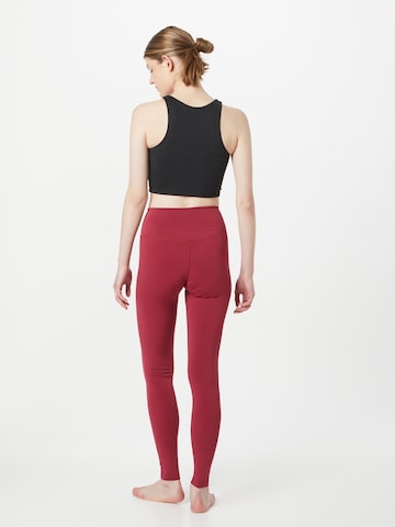 Girlfriend Collective Skinny Workout Pants 'FLOAT' in Red
