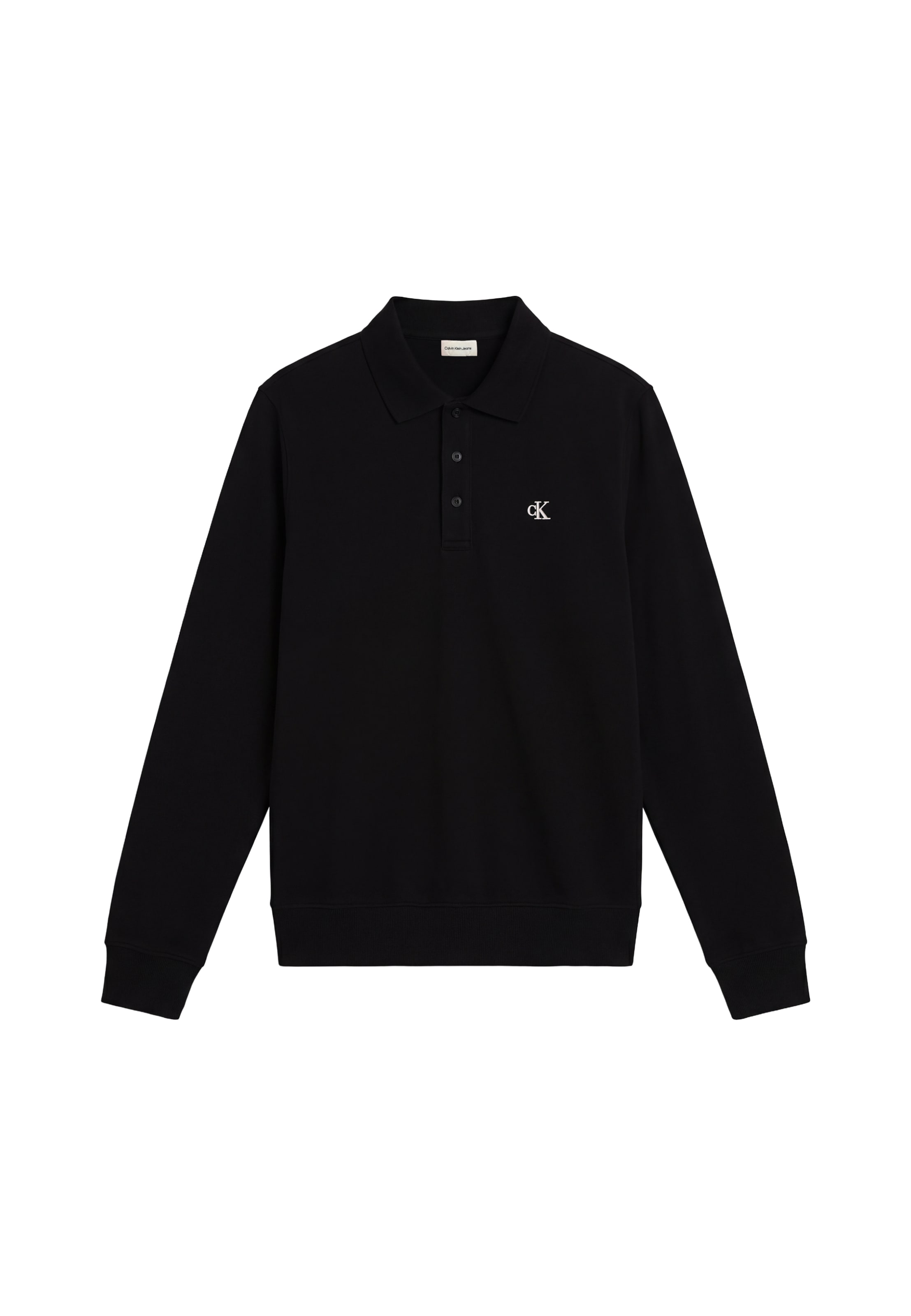 Calvin Klein Jeans Sweatshirt in Schwarz: Vorderseite