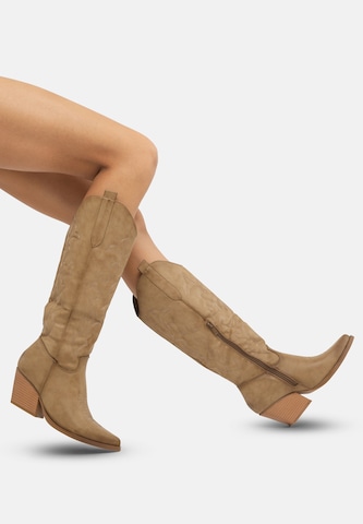 Stivale da cowboy di Salinyang in verde