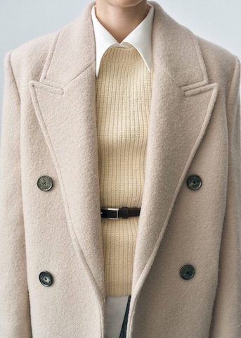 MANGO Mantel 'Byte' in Beige