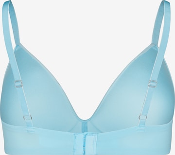 Skiny Triangle Bra in Blue