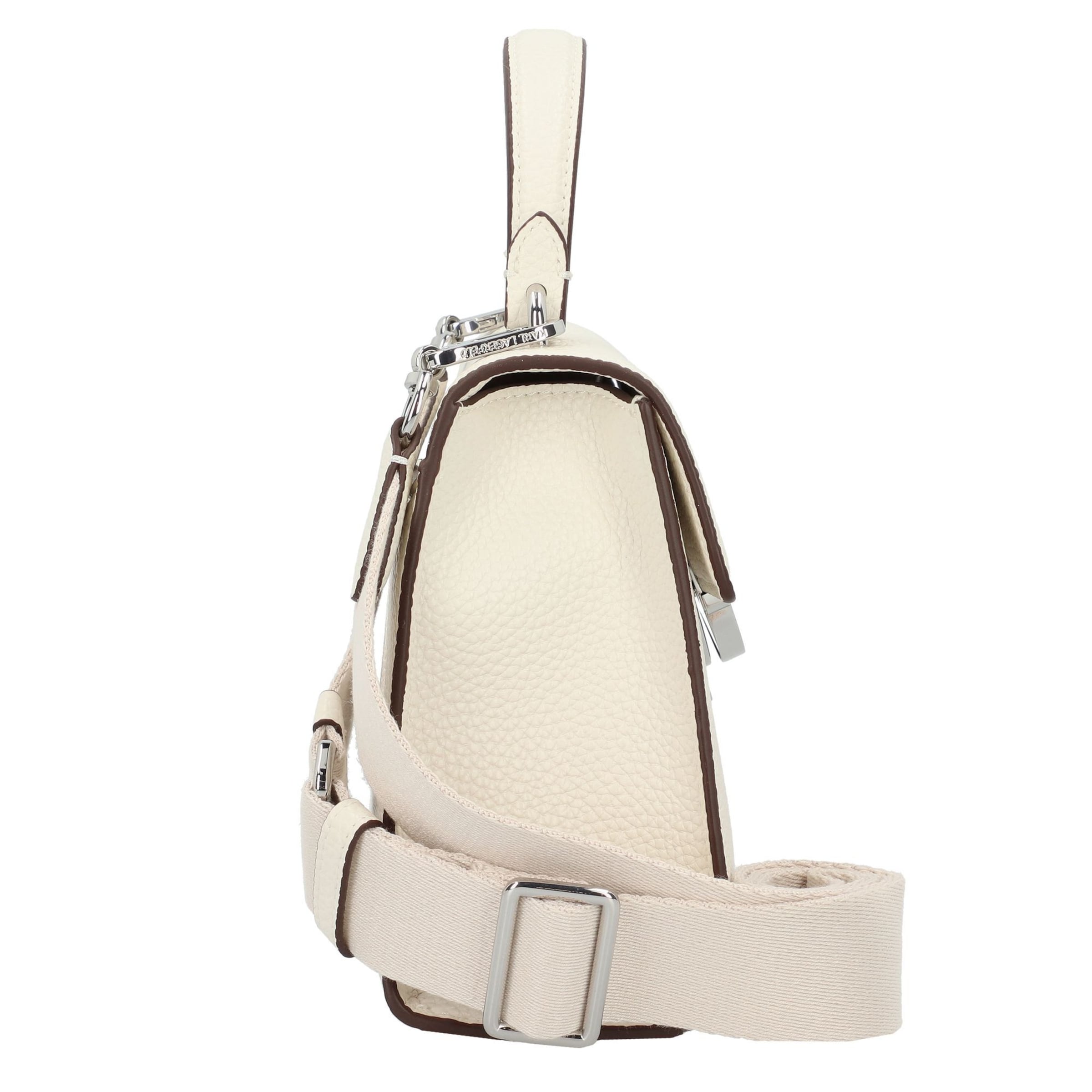 Borsa a mano 'Ikon' di Karl Lagerfeld in bianco