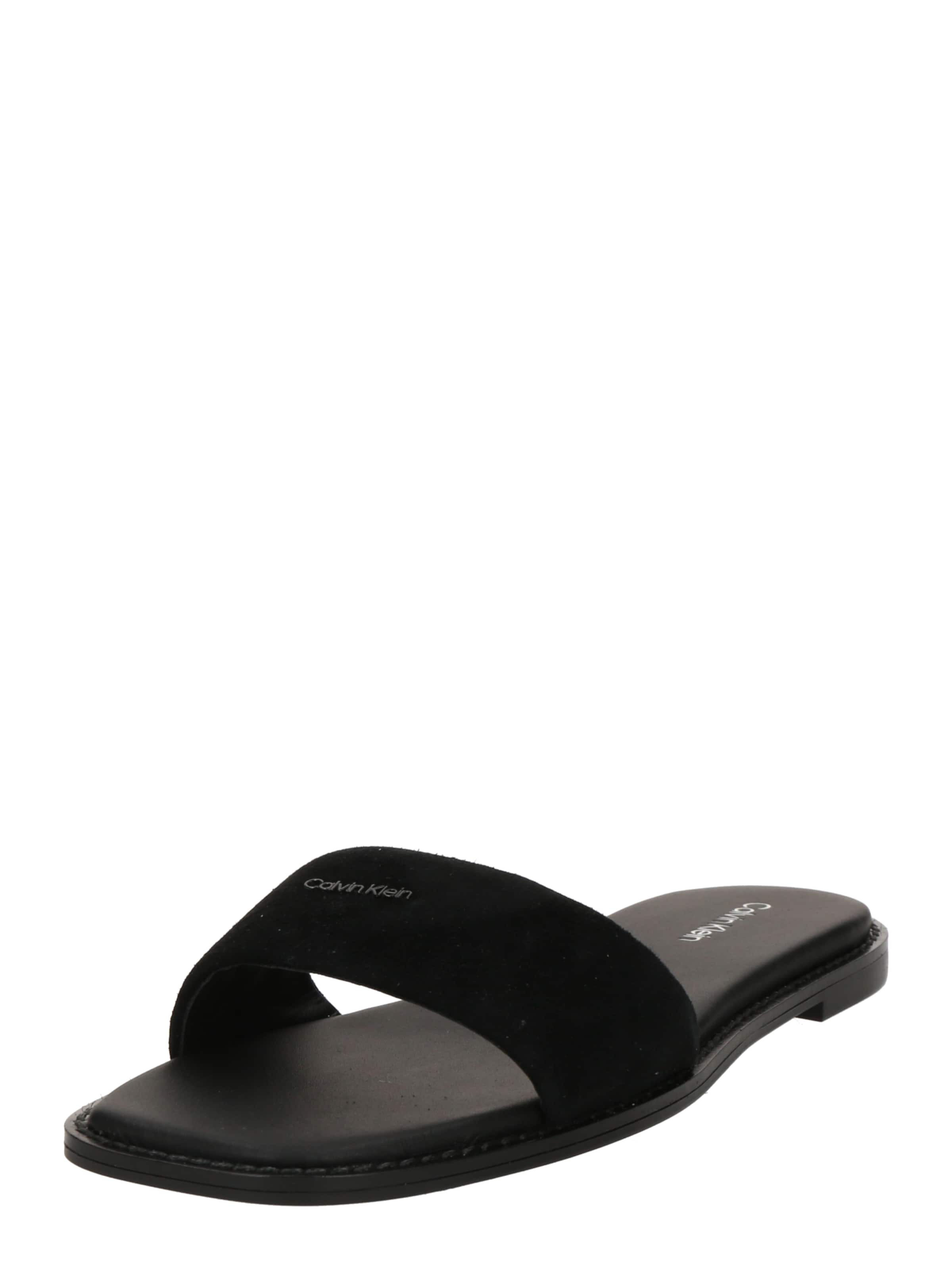 Calvin Klein Чехли в черно: отпред