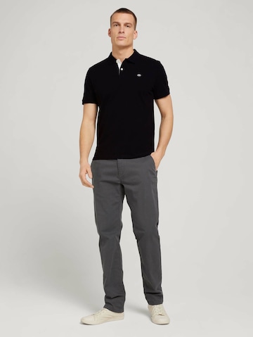 TOM TAILOR Poloshirt in Schwarz