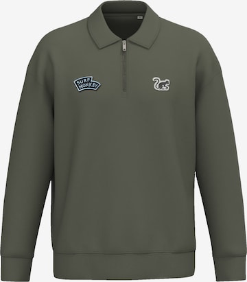 Sweat-shirt Surf Monkey en vert : devant
