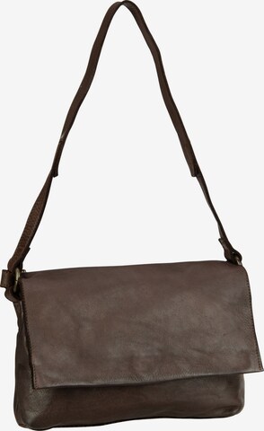 Harold's Shoulder Bag 'Submarine' in Brown: front