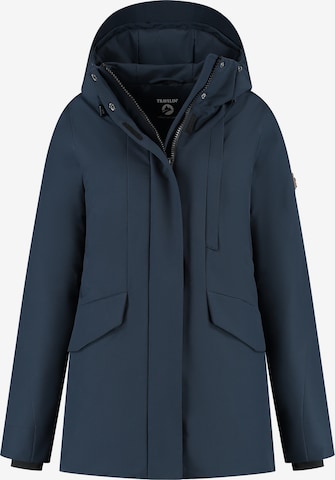 Travelin Winter jacket 'Lisbet' in Blue: front