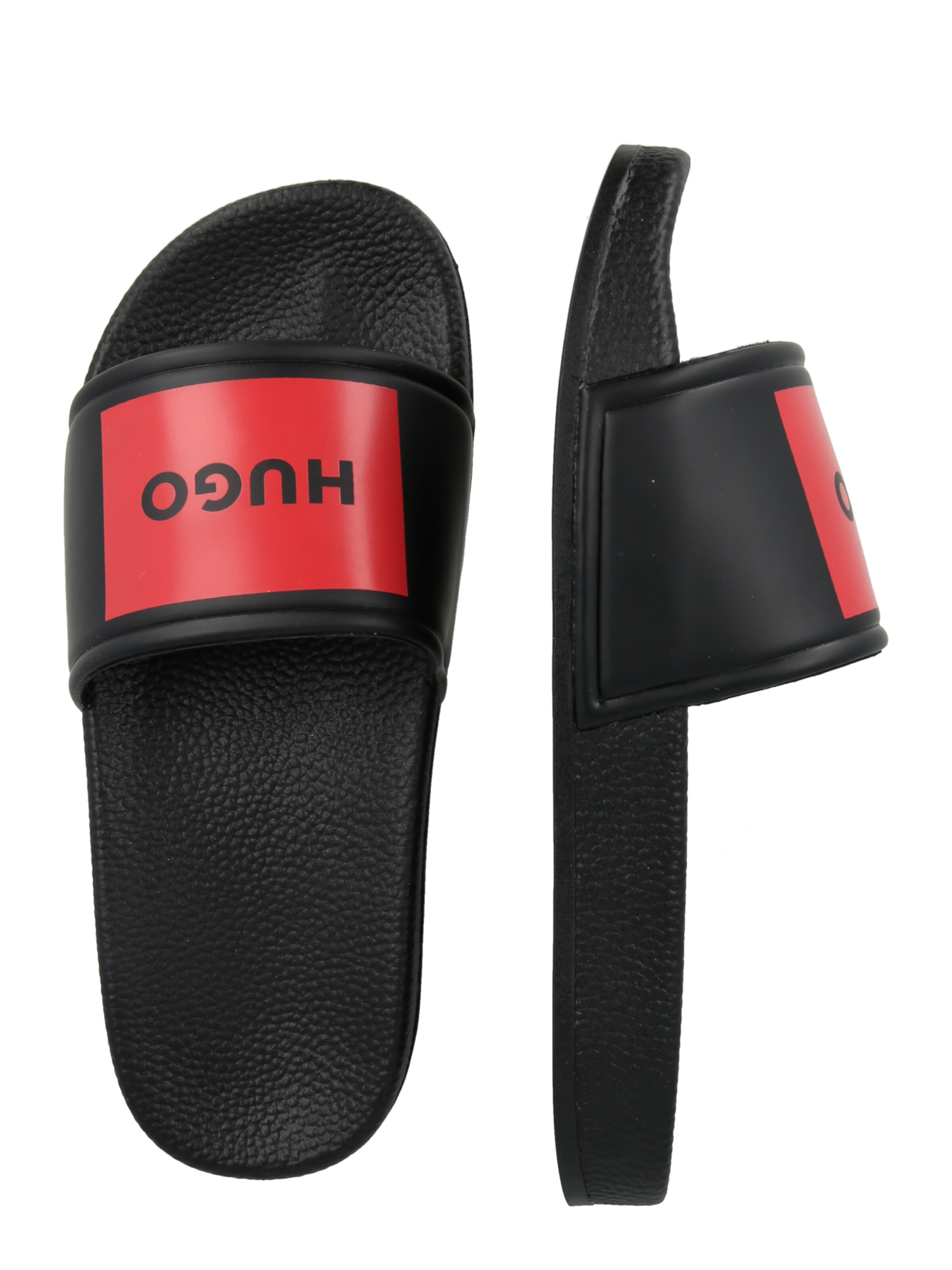 HUGO Otvorená obuv - Čierna