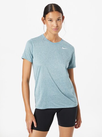 NIKE Funktionsbluse i blå: forside