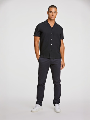 Lindbergh Regular fit Overhemd in Zwart