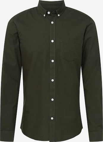 Only & Sons Button Up Shirt 'ALVARO' in Green: front