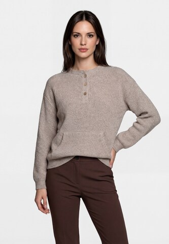 Usha - Jersey en gris: frente