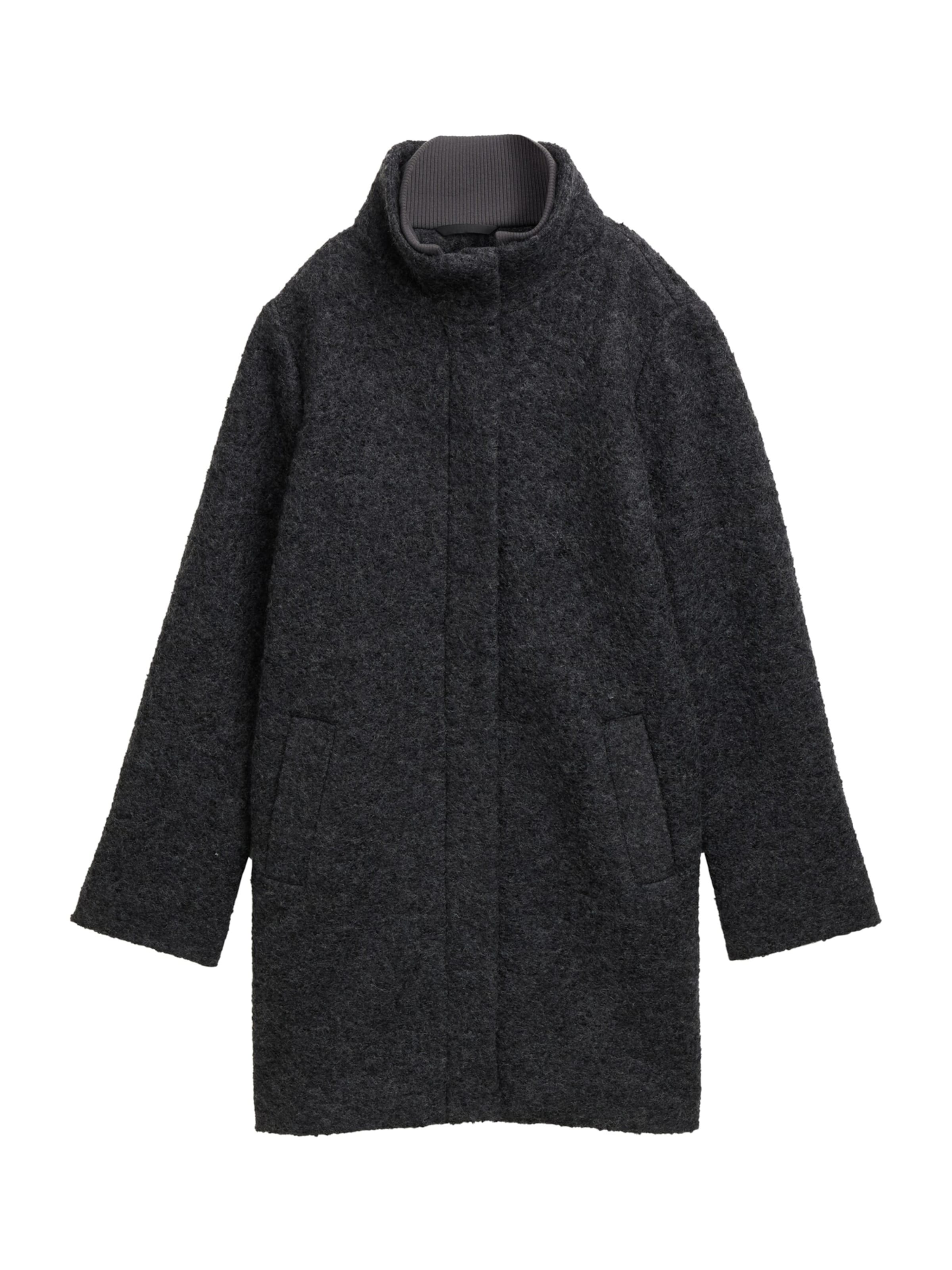 TOM TAILOR DENIM Übergangsmantel in Grau: Vorderseite