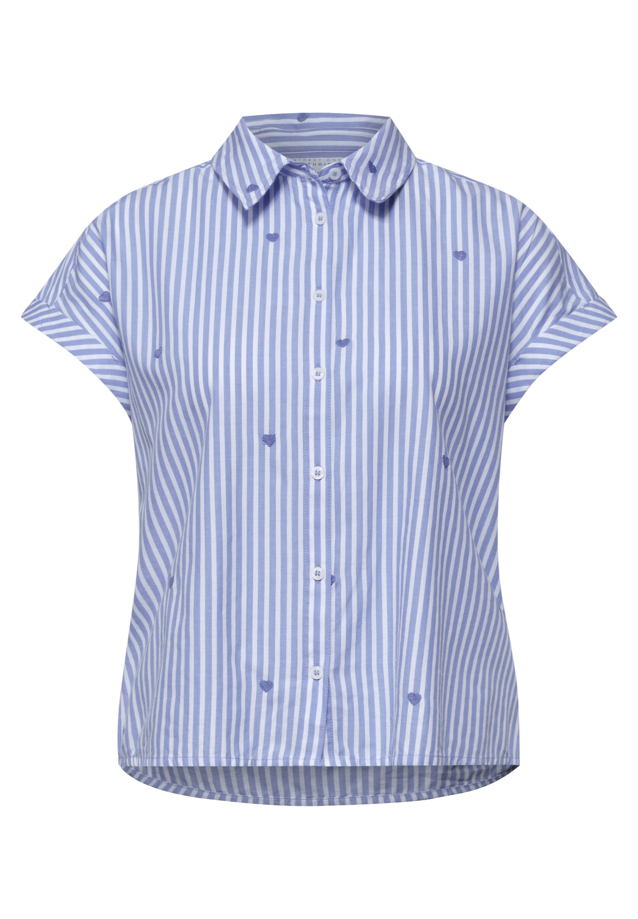 Street One Studio Bluse in Blau: Vorderseite