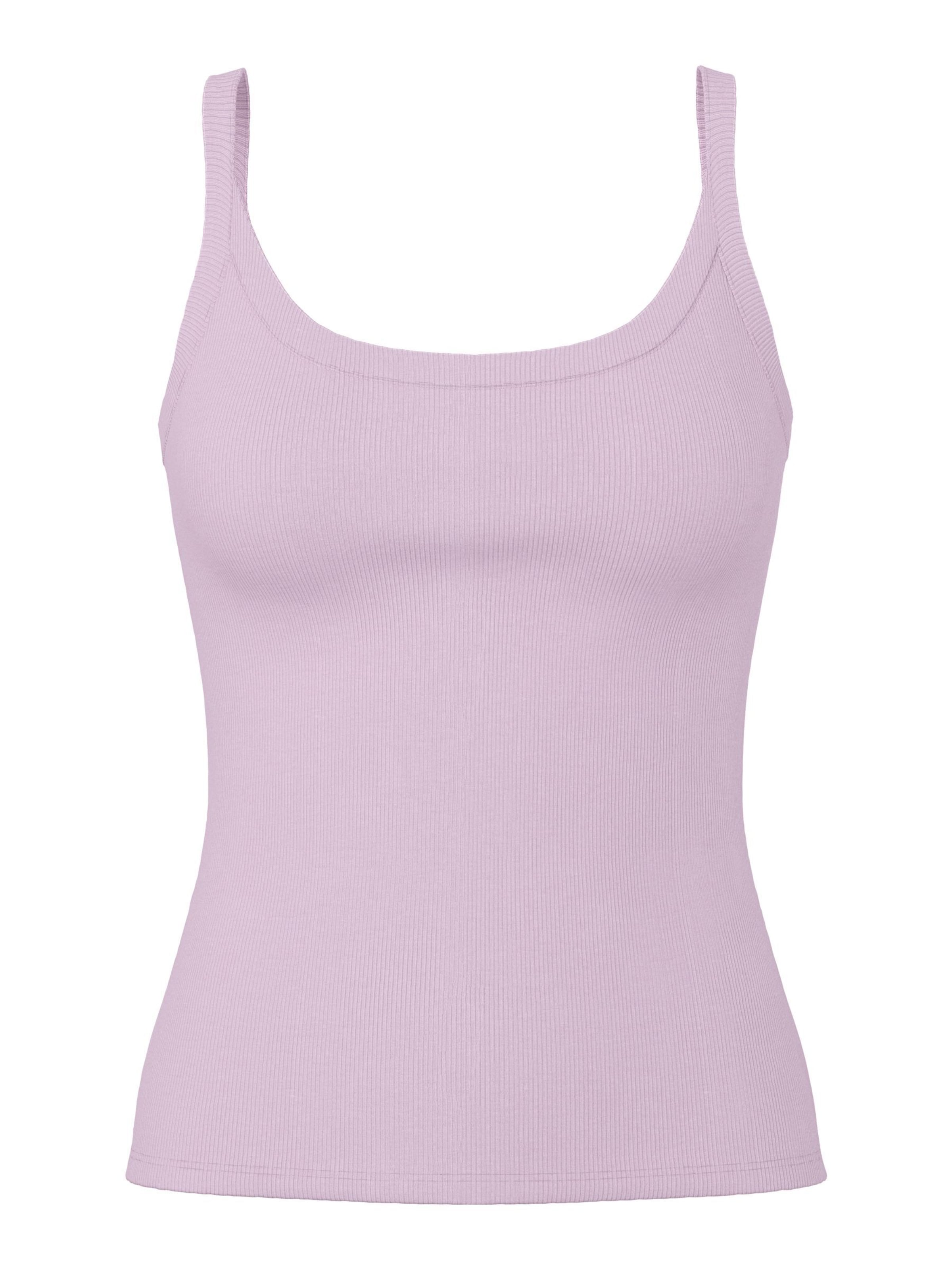 PIECES Top 'PCMay' in Lila: voorkant