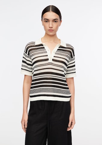 COMMA Pullover in Weiß: Vorderseite