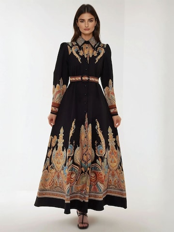 Hiccup Kleid in Schwarz: Vorderseite