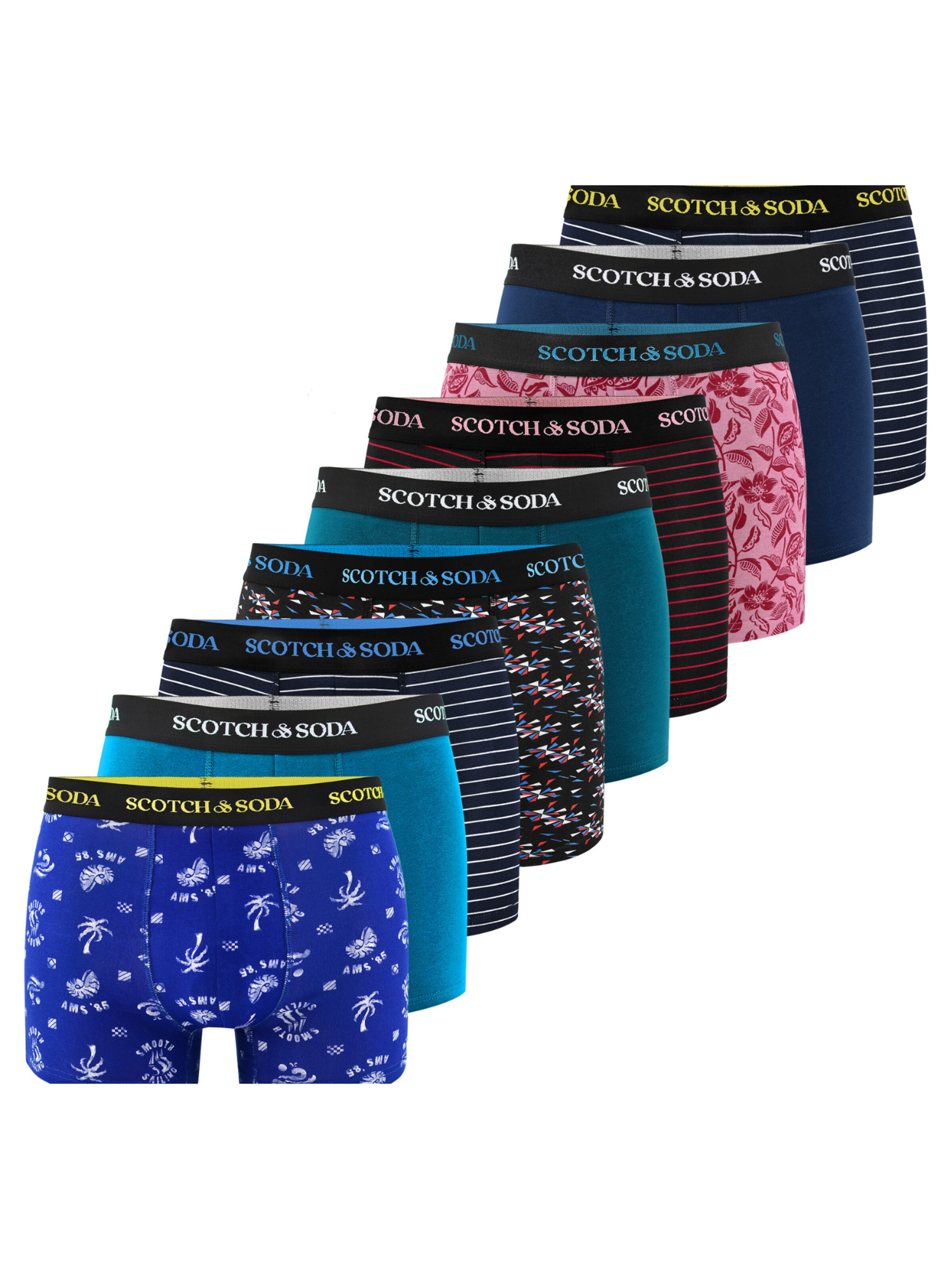 SCOTCH & SODA Boxer shorts in Mixed colors: front