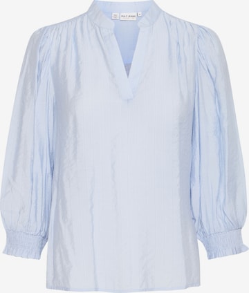 PULZ Jeans Bluse 'Mira' in Blau: Vorderseite