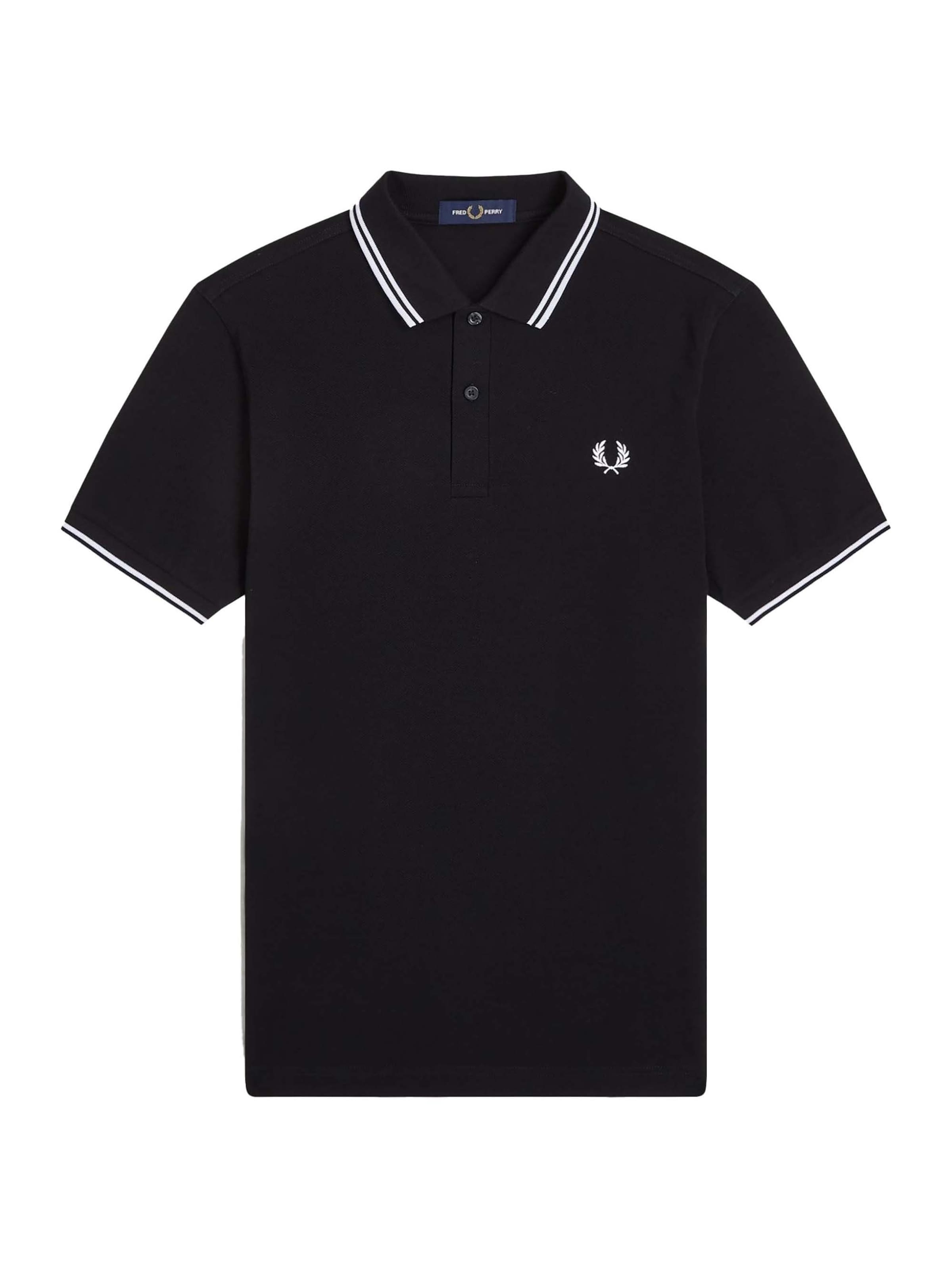 Fred Perry Shirt in Black: front