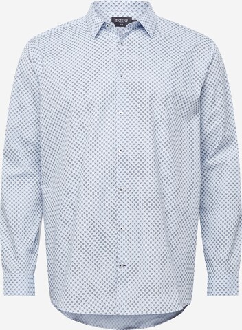 BURTON MENSWEAR LONDON Big & Tall Regular fit Button Up Shirt 'NON IRON' in Blue: front