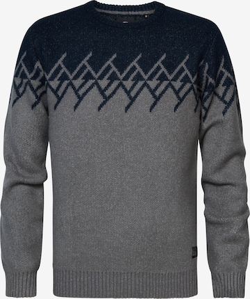 Petrol Industries Sweater in Grey: front