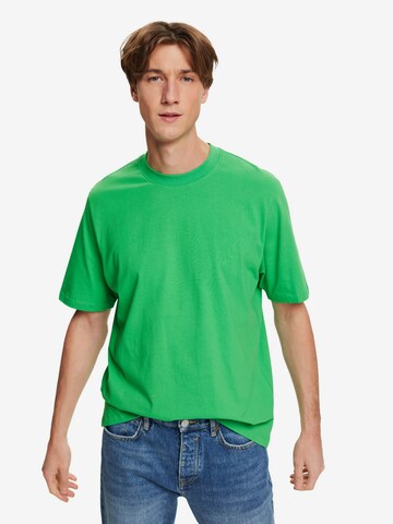 T-Shirt ESPRIT en vert : devant