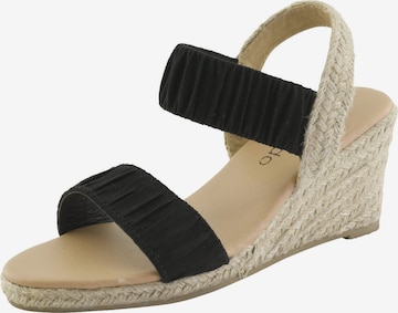 Palado Sandals 'Tristra' in Black: front