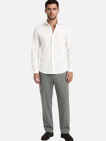 ALEA Regular fit Overhemd 'CAMICIA LINO' in Wit