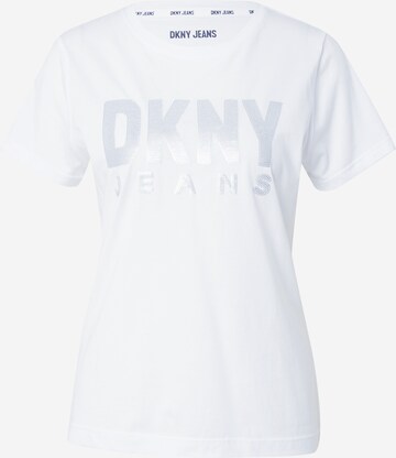 T-shirt DKNY en blanc : devant