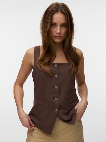 VERO MODA Жилет от костюма 'VMKandra' в Коричневый: спереди
