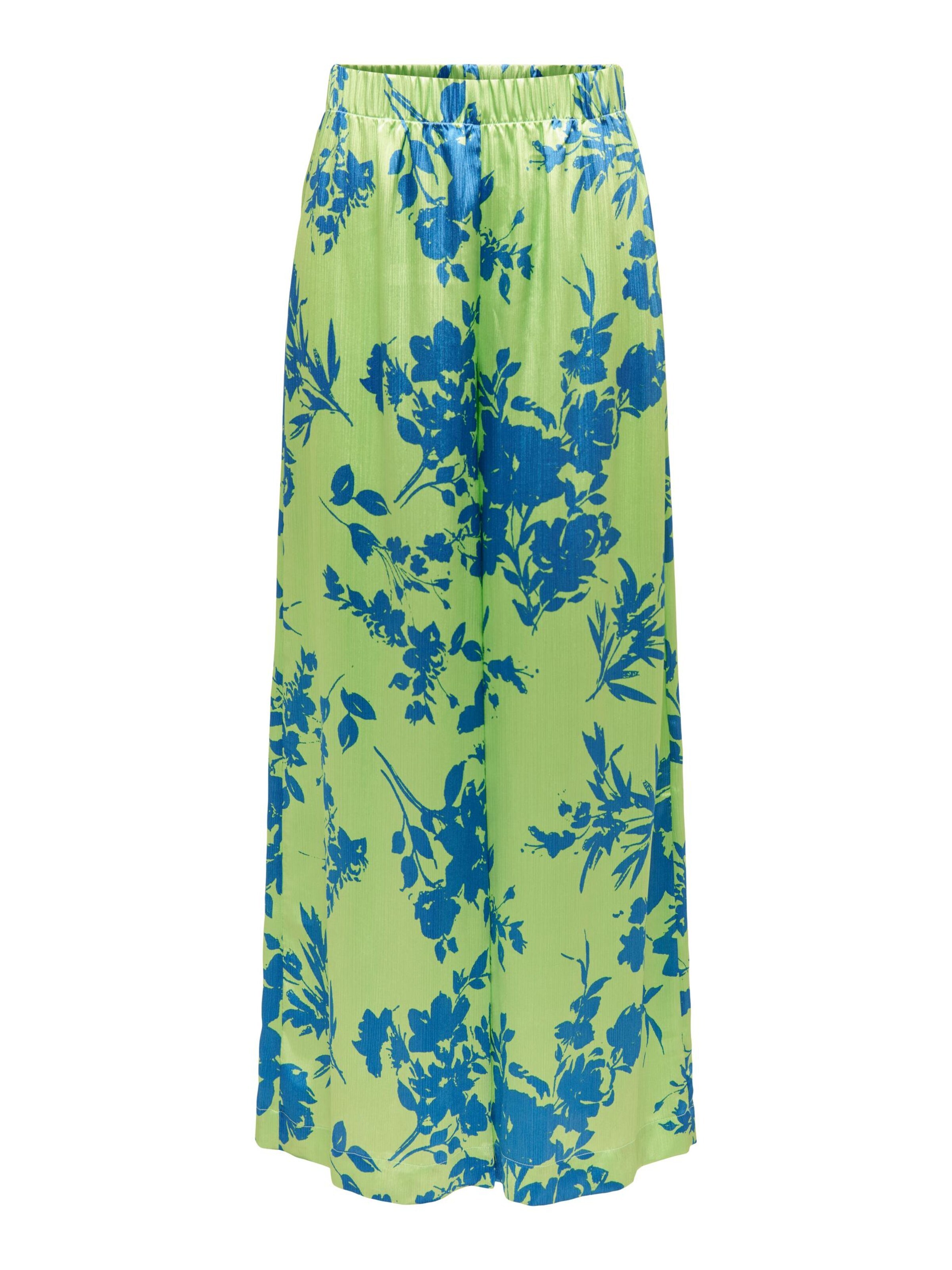 ONLY Pantalon en 34 en vert, Vue avec produit
