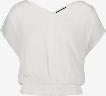 Camicia da donna di zero in bianco: frontale