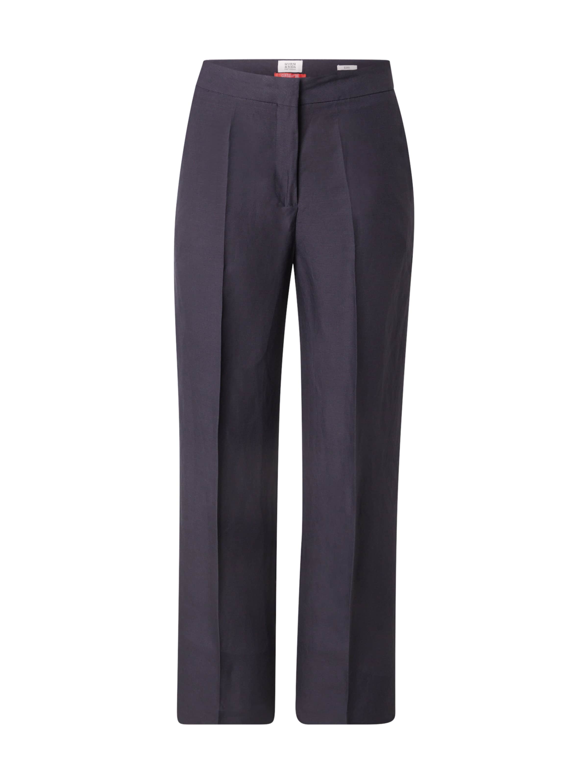 SCOTCH &amp; SODA Wide leg Pantalon &#x27;Edie&#x27; in Zwart: voorkant