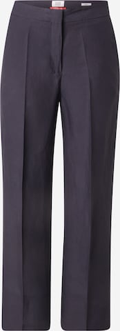 juoda SCOTCH & SODA Plačios klešnės Kelnės su kantu 'Edie': priekis