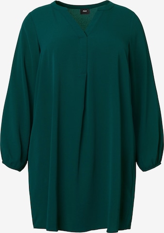 Robe-chemise 'VANNI' Zizzi en vert : devant