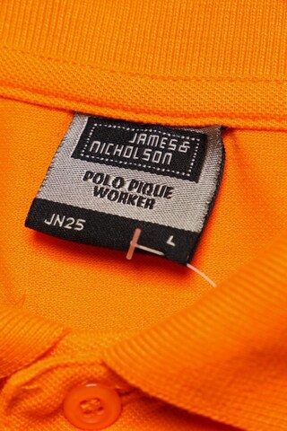 JAMES & NICHOLSON Poloshirt L in Orange